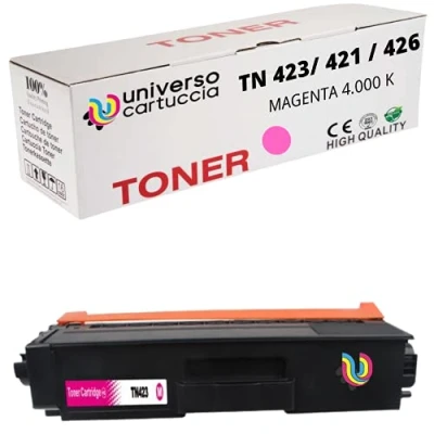 Image de UniversoCartuccia Toner Compatible Remplacement de Brother TN 423 TN421 MFC L8690CDW L8900CDW HL L8260CDW L8360CDW DCP L8410CDW (MAGENTA)
