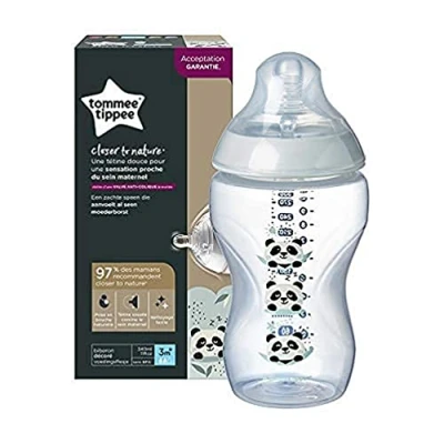 Image de Tommee Tippee Advanced Anti Colic Baby Bottle Teats, Breast Like, Soft Silicone, Fast Flow, 6m+, Pack of 2
