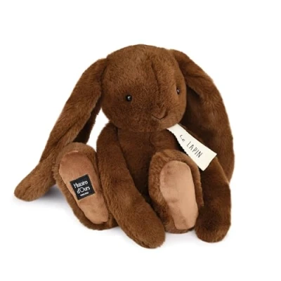 Image de HISTOIRE D&#039;OURS Peluche LAPIN Collection LE Couleur Café Compagnon Douceur et Câlins Infinis 32 cm Idée Cadeau Inoubliable Pour Petits Grands Enfants HO3250