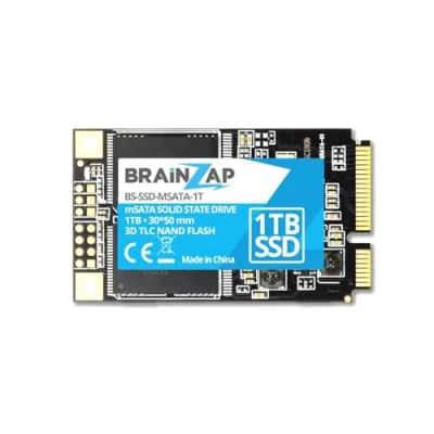 Image de BRAINZAP 1 To 1000 Go mSATA SSD SATA III 6 Gbit/s Mini 550 Mo/s Lecture 540 Écriture Solid State Drive