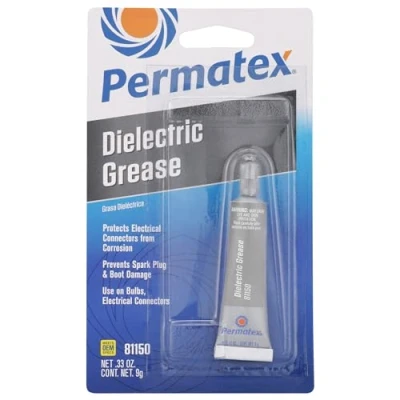 Image de Permatex 81150 Dielectric Tune Up Grease, Protects connections from Salt, Dirt and corrosion,Prevent Spark plugs &amp; Boot damage 1 x 9g