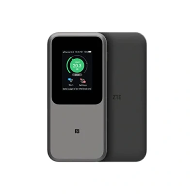 Image de ZTE MU5120 Le Hotspot WiFi Portable 5G Plus Puissant, énorme Batterie de 10 000 mAh, Charge inversée 18 W, NFC, écran Tactile 2,4&quot;, connecte 32 appareils Fente SIM déverrouillée