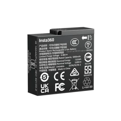 Image de Batterie INSTA360 Ace Pro 2 1800mAh Charge rapide Portable