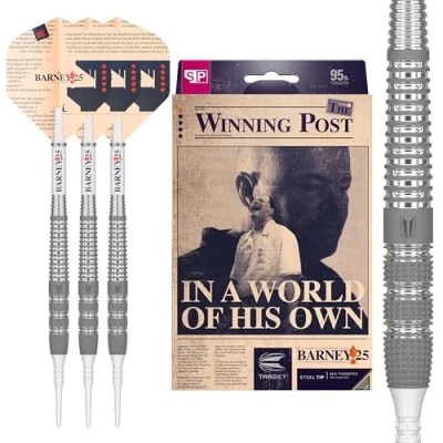 Image de Target Darts Raymond Van Barneveld RVB 25 Year Edition 18G 95% Pointe Souple en tungstène Jeu de fléchettes