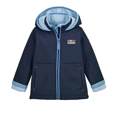 Image de first instinct by killtec Enfants Veste softshell/veste d&#039;extérieur avec capuche FIOS 59 MNS SFTSHLL JCKT, dark blue, 98 104, 41563 000