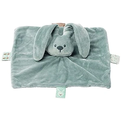 Image de Nattou Doudou Lapin Lapidou, Compagnon dès la Naissance, 26 x cm, Vert de gris