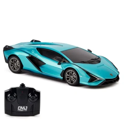 Image de Lamborghini Sian FKP 37 MC20 Lambo, échelle 1:24, Voiture RC pour Enfants, véhicule Jouet, Course électrique, Cadeau sous Licence Officielle, télécommande