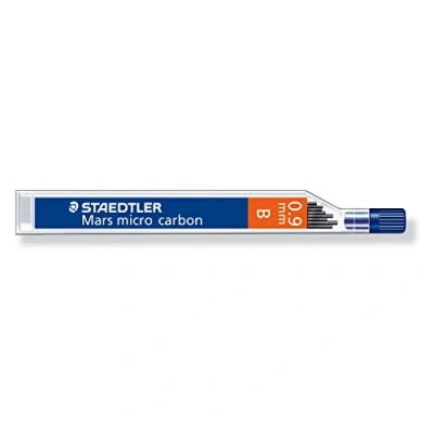 Image de Staedtler Mars Micro Carbon 250 Etui 12 Mines Graphite 0,9 mm B