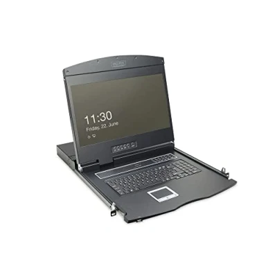 Image de Console KVM DIGITUS DS 72211 48,3 cm (19&quot;) 1366 x 768 pixels 1000:1 TFT