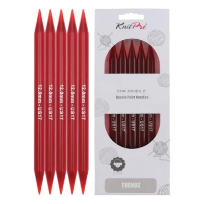 Image de KnitPro KP51031 Aiguilles Double Pointes Bois Multicolore 20 cm x 12,00 mm