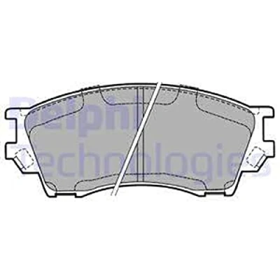 Image de DELPHI LP1063 Jeu de plaquettes frein avec indicateur d&#039;usure tôle anti bruit sans accessoires MAZDA: Série B Pick up, Xedos 9