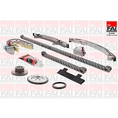 Image de FAI AutoParts TCK31 Jeu de distribution à chaînes Simplex, chaîne faible bruit supérieur, inférieur NISSAN: NP300 Navara Pick up, X Trail, Trail
