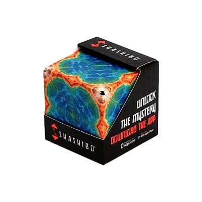 Image de SHASHIBO Cube Transformable Antistress breveté et primé avec 36 aimants rares sur Le thème de la Terre Peut Prendre Plus 70 Formes (Earth)