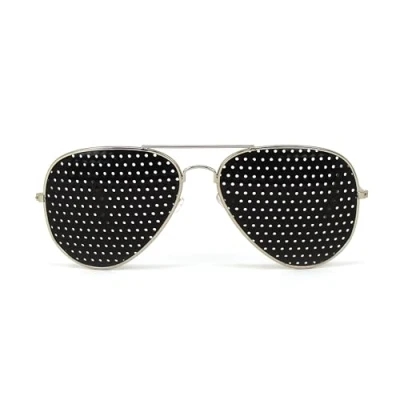 Image de NATURALIGHT Lunettes à sténopé Bauxite Méthode de Bates Gymnastique Oculaire pour Entraîner la Vue