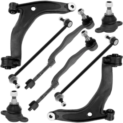 Image de Bras de suspension avant pour T5 BUS MULTIVAN CARAVELLE triangle, rotule, biellette 10 pièces