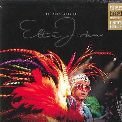 Image de Many Faces of Elton John/Vinyle Jaune et Bleu 180gr