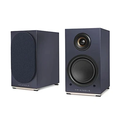 Image de Enceinte connectée HIFI Triangle AIO Twin Bleu abysse Vendue à la paire Neuf