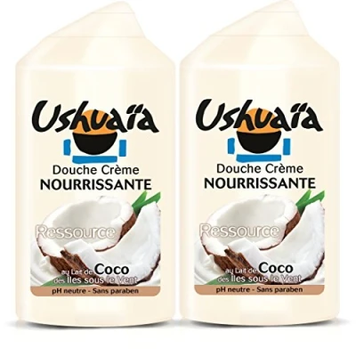 Image de Ushuaïa Douche Crème Nourrissante Ressource au Lait de Coco des Îles sous le Vent 250 ml Lot 2