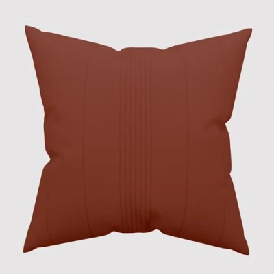 Image de Soleil d&#039;ocre Housse de Coussin 40x40 cm Adele Brique