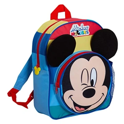 Image de Disney Mickey Mouse Sac à dos 3D pour enfants d&#039;école, multicolore, taille unique