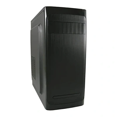 Image de LC Power Classic 7034B Tour midi ATX pas d&#039;alimentation noir, Noir aluminium brossé USB Audio