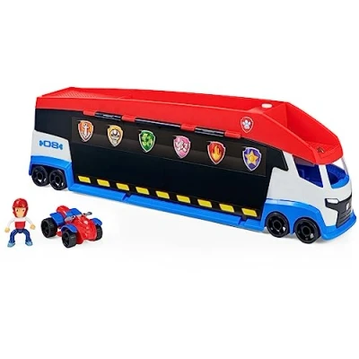 Image de LA Pat&#039; PATROUILLE Camion Patrouilleur 2.0 Véhicule 2 en 1 avec Circuit, et Accessoires Intégrés Paw Patrol 6060442 Jouet Enfant 3 Ans +