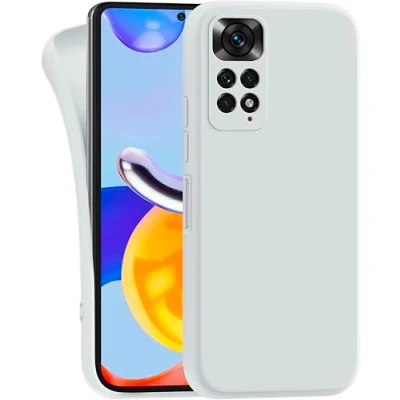 Image de MyGadget Coque pour Xiaomi Redmi Note 11 11s Case TPU Souple &amp; Soft Cover Protection Extra Fine Légère Étui Coloré Anti Choc et Rayures Blanc