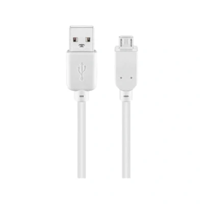 Image de goobay Câble USB Micro Type B (M) pour 2.0 5 m blanc