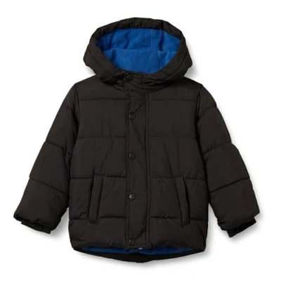 Image de Amazon Essentials Doudoune Épaisse à Capuche Garçon, Noir, 6 7 Ans