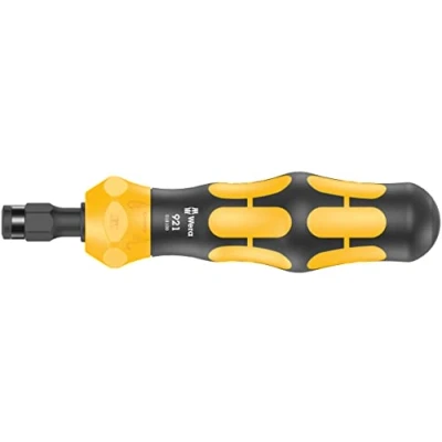 Image de Wera 05018100001 921 Tournevis à frapper Kraftform Plus série 900, 1/4&quot;, 163,5 mm Noir jaune