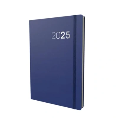 Image de Collins Legacy Agenda semainier 2025 format A5 Rouge (CL53.6025) Planificateur hebdomadaire professionnel avec couverture douce au toucher