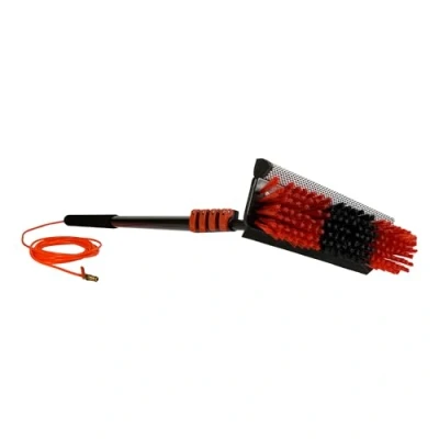 Image de Genius Telescopic Hydrocleaner Lot de 6 brosses Nettoyage télescopiques avec Brosse, 7 m Long, pour Verre, toits, Voitures, caravanes, Fonction 5 en 1, Tuyau d&#039;eau