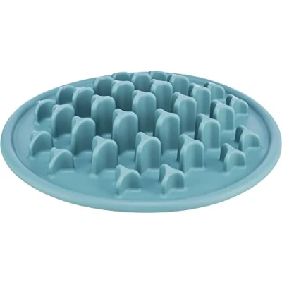 Image de TRIXIE Slow Feeding Set de Table Pillars, en TPE, 35 cm, Bleu 25038