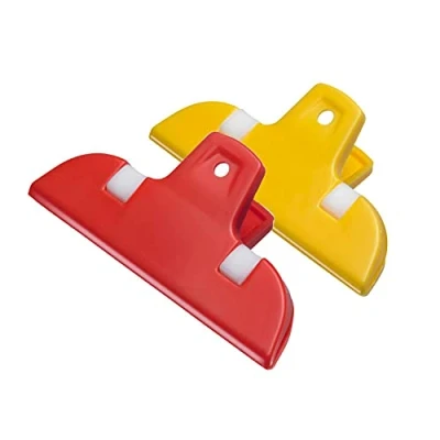 Image de Westmark 2 Grands Clips à Sachet, Plastique, Maxi, Jaune/Rouge, 52162230