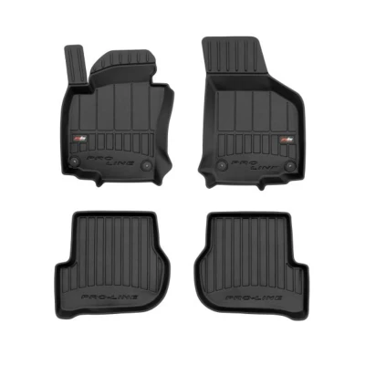Image de FROGUM 3D407008 Ensemble de tapis sol Caoutchouc avant et arrière 4 noir VOLKSWAGEN: GOLF 5, 6, SEAT: Leon II 3/5 portes
