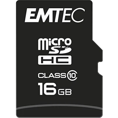 Image de Emtec ECMSDM16GHC10 mémoire flash 16 Go MicroSD Classe 10 Neuf
