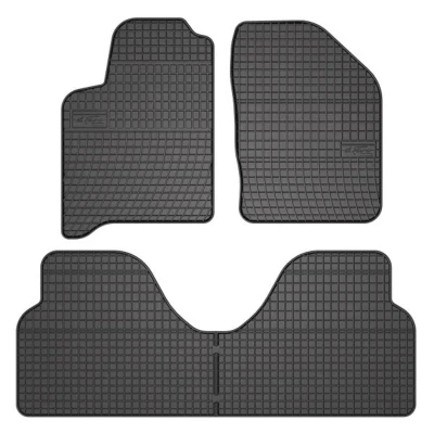 Image de FROGUM 546641 Ensemble de tapis sol Caoutchouc avant et arrière 4 noir Sur mesure RENAULT: Scénic 1