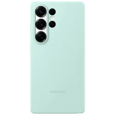 Image de Samsung Silicone Back Cover Menthe Galaxy S25 Ultra