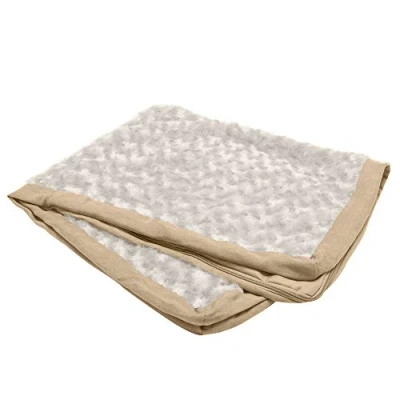 Image de FurHaven Housse de Rechange Ultra pelucheuse en Fausse Fourrure et Daim pour lit Chien Crème Taille L