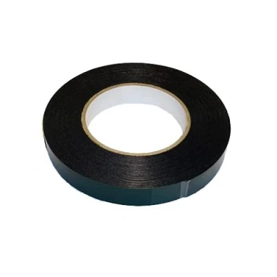 Image de RUBAN ADHESIF DOUBLE FACE MOUSSE MULTI SURFACE NOIR 15 mm x 10 Mètres