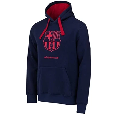 Image de Sweat Capuche Barça Collection Officielle FC Barcelone Taille Homme XXL