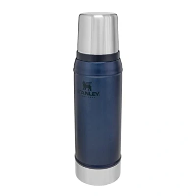 Image de Stanley Classic Legendary Thermos 0.75L Maintient la Température 20h (Chaud/Froid) Bouteille Isotherme 750 ml Sans BPA Gourde en Acier Inoxydable Inox Nightfall