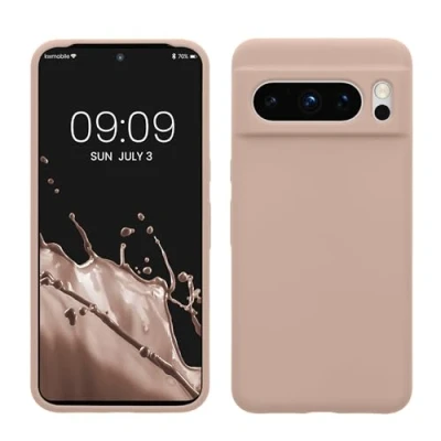 Image de kwmobile Housse Compatible avec Google Pixel 8 Pro Coque de téléphone Protection Souple en TPU Silicone Rose Ancien Mat