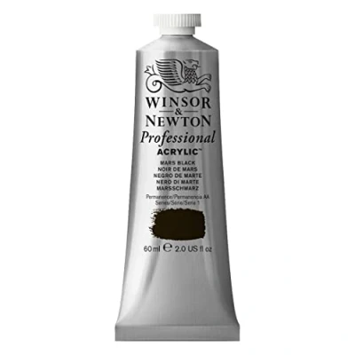 Image de Winsor &amp; Newton Professional Acrylique Tube 60ml 386 Noir de Mars