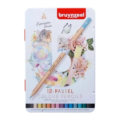 Image de Bruynzeel Expression Buntstifte, 12 teiliges Set in Dose, Pastellfarben