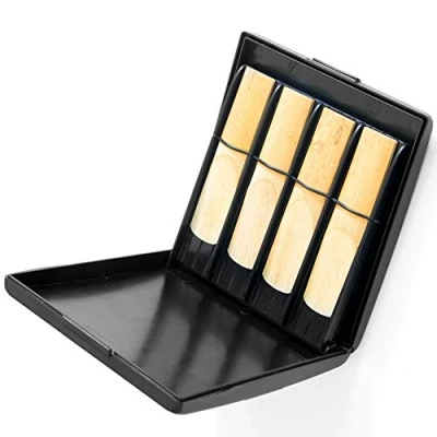 Image de 8 emplacements Saxophone anches étui ABS boîte de Rangement pour Accessoires d&#039;instruments Musique