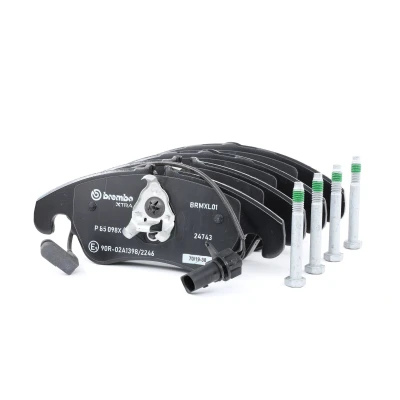 Image de BREMBO P 85 098X Jeu de plaquettes frein contact signal d&#039;usure inclus avec vis d&#039;étrier sans accessoires AUDI: A4 B8 Berline