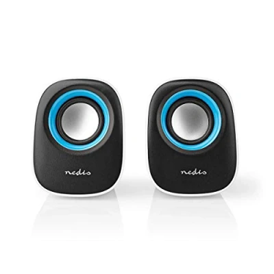 Image de Nedis CSPR10020BU haut parleur Blanc, Bleu Neuf