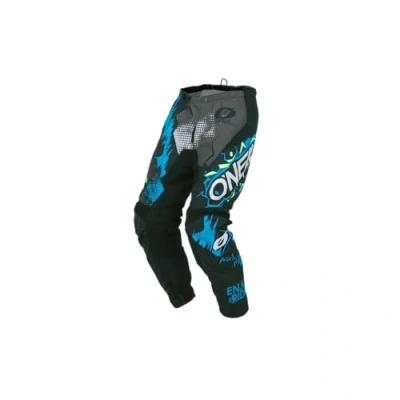 Image de O&#039;NEAL Pantalon de Motocross Enfants MX Enduro lEntièrement doublé, Coussin Protection en Caoutchouc pour Une supplémentaire Element Youth Pants Villain Gris Taille 28