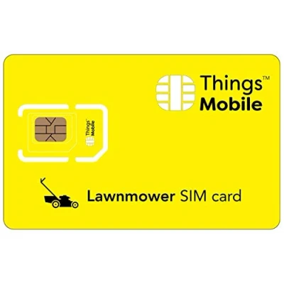 Image de Carte SIM pour Tondeuse Things Mobile Couverture Mondiale, réseau Multi opérateur GSM/2G/3G/4G LTE, sans coûts Fixes, échéance avec des tarifs compétitifs. 10 de crédit Inclus